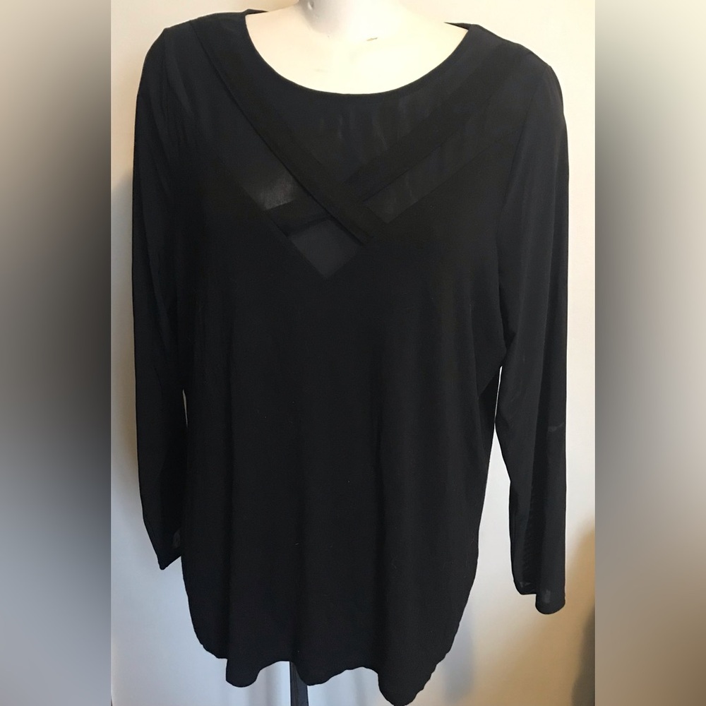 Love & Legend Black Top - Size 2X
